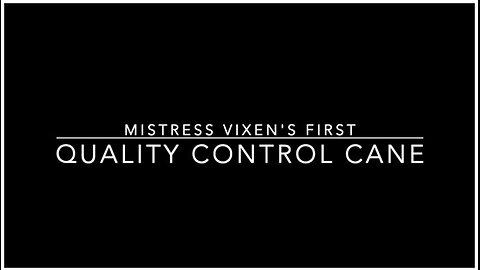 Unboxing My new Quality Control cane
